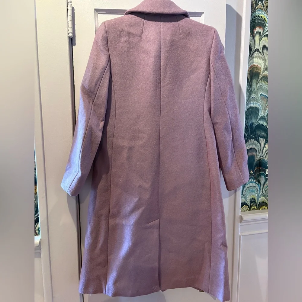 J. Crew Wilted Lavender Single-Breasted Wool Coat - Picture 2 of 5